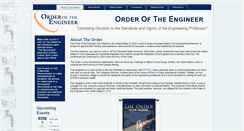 Desktop Screenshot of order-of-the-engineer.org