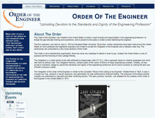 Tablet Screenshot of order-of-the-engineer.org